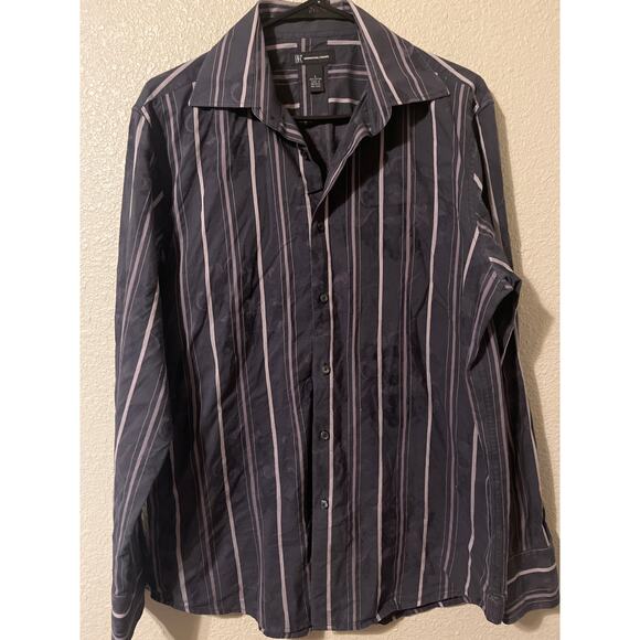 INC international concepts men’s button front shirt size large - Picture 1 of 6